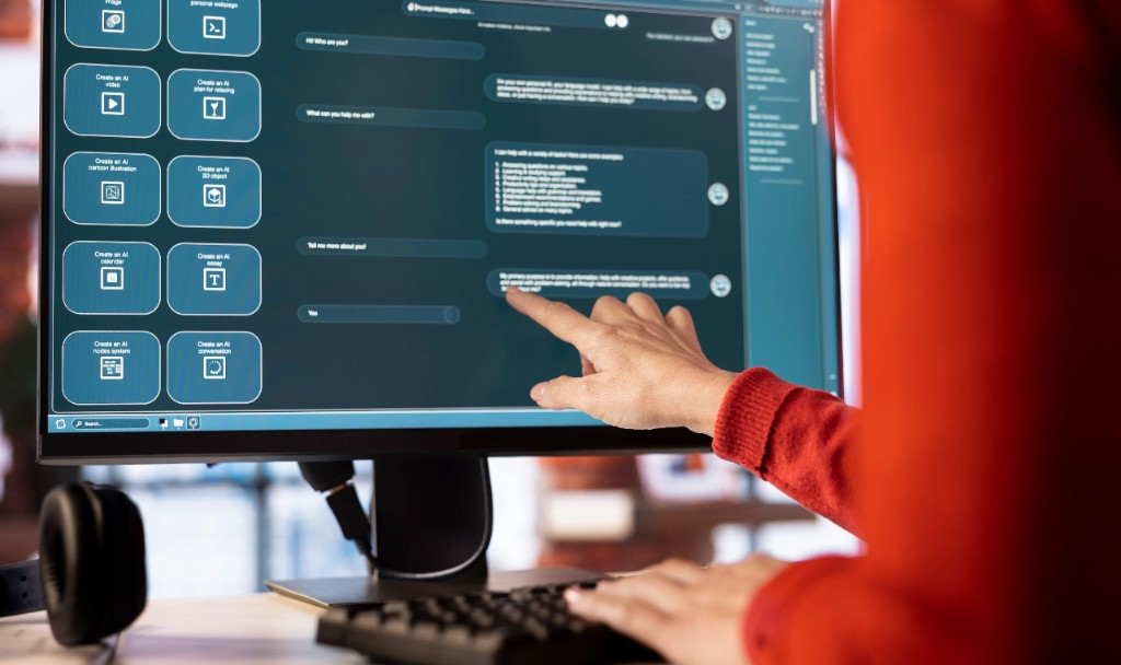 Developer evaluating UI automation and test framework options on screen