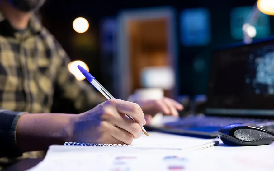 Offshore QA professional planning and documenting test work